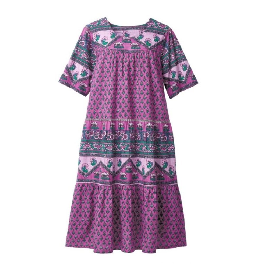 Mid-Calf Cotton Muumuu
